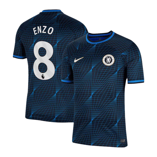 Chelsea ENZO #8 Away Jersey 2023/24 Navy Blue Men's - The World Jerseys