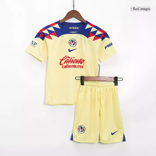 Club America Home Kit 2023/24 Yellow Kids