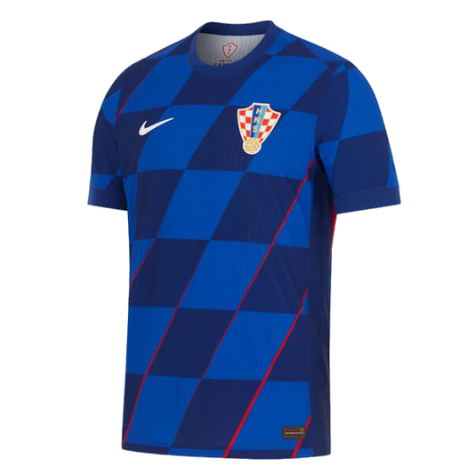 Croatia Away Jersey Euro 2024 Blue Men's