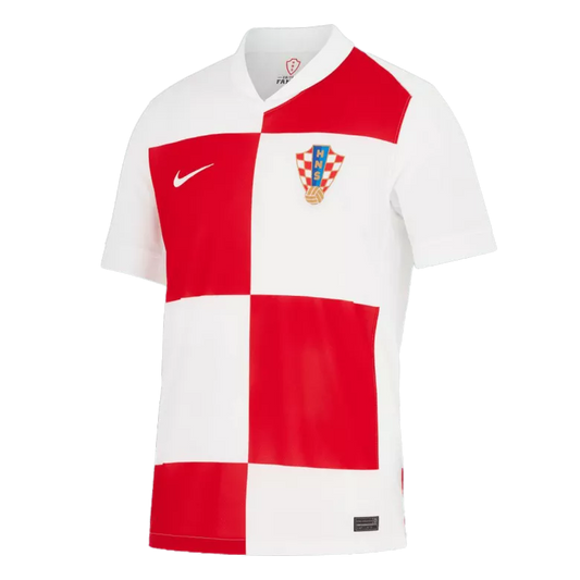Croatia Home Jersey Euro 2024 Red & White Men's