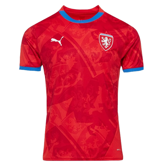 Czech Republic Home Jersey Euro 2024 Red Men's