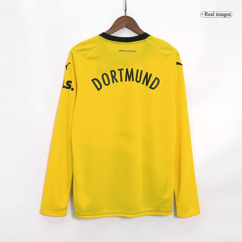 Borussia Dortmund Home Longsleeve Jersey 2023/24 Yellow & Black Men's - The World Jerseys