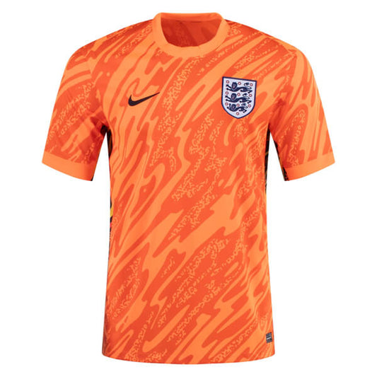 England Goalkeeper Jersey Euro 2024 Orange Men's