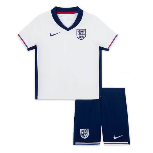 England Home Kit Euro 2024 White Kids