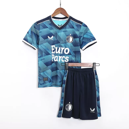 Feyenoord Away Kit 2023/24 Blue Kids - The World Jerseys
