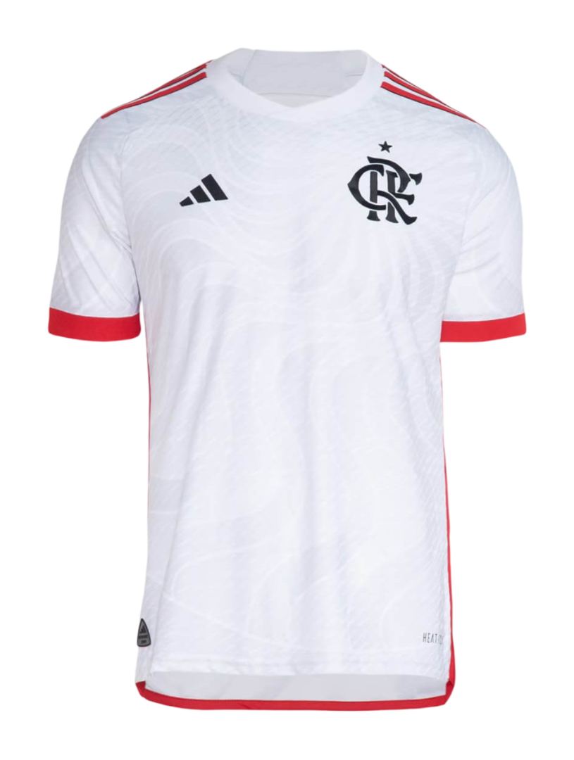 Flamengo Away Jersey Player's Version 2024/25 White Men's