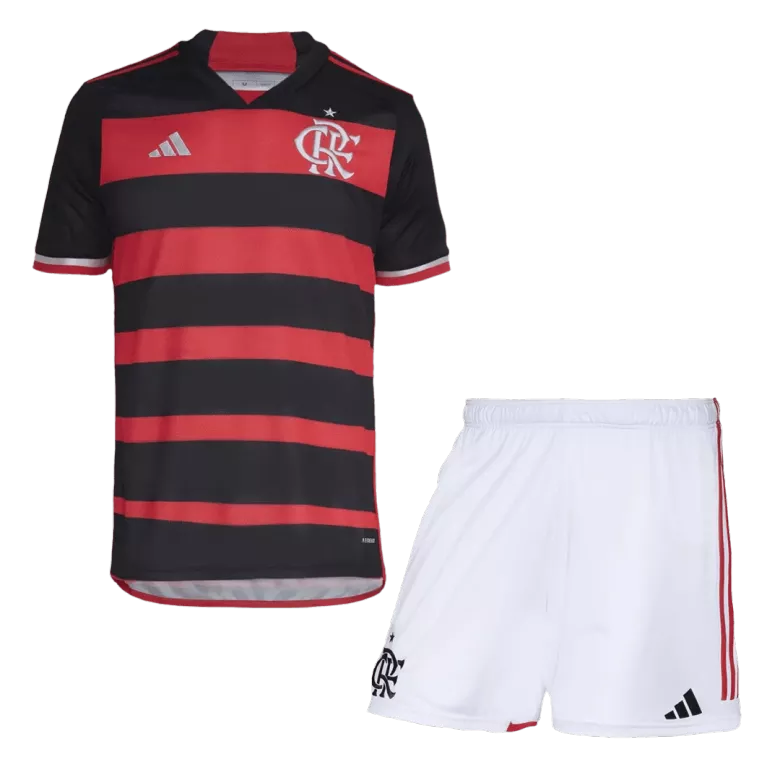Flamengo Home Kit 2024/25 Red & Black Men's
