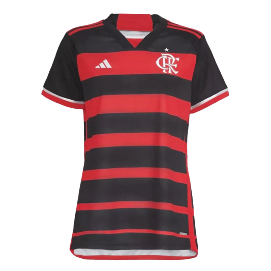 Flamengo Home Jersey 2024/25 Red & Black Women's