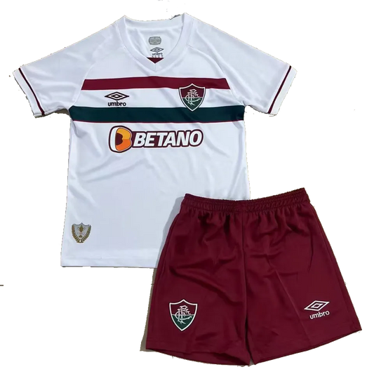 Fluminense Away Kit 2023/24 White & Red Kids