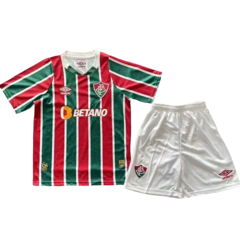 Fluminense FC Home Kit 2024/25 Red & Green Kids