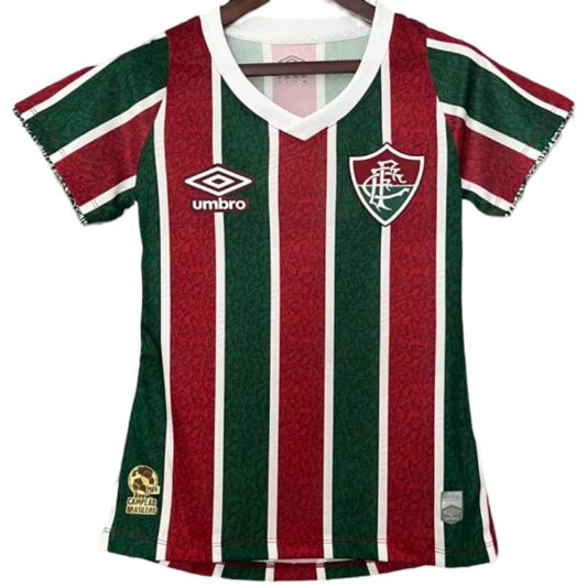 Fluminense FC Home Jersey 2024/25 Red & Green Women's
