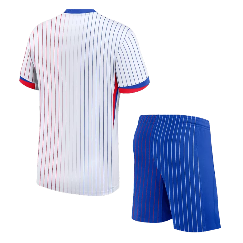 France Away Kit Euro 2024 White & Blue Men's