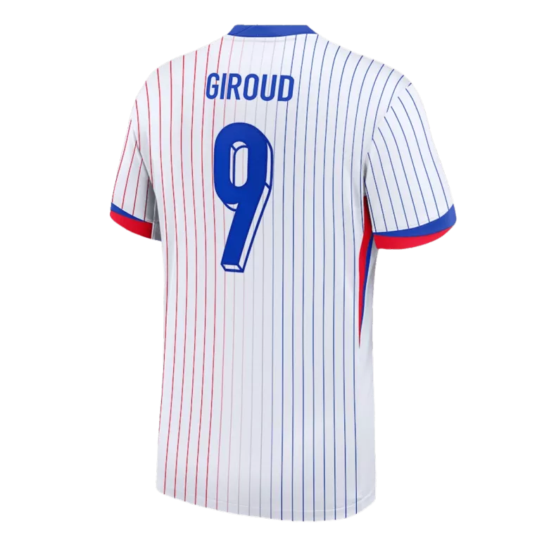 France GIROUD #9 Away Jersey Euro 2024 White Men's