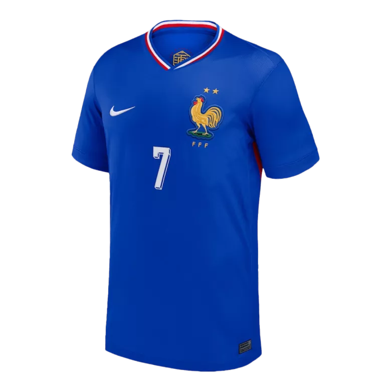 France GRIEZMANN #7 Home Jersey Euro 2024 Blue Men's