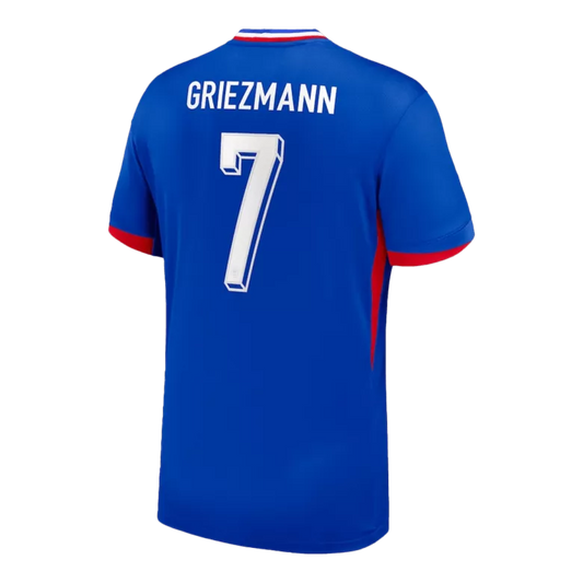 France GRIEZMANN #7 Home Jersey Euro 2024 Blue Men's