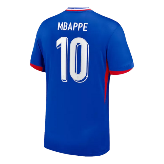 France MBAPPE #10 Home Jersey Euro 2024 Blue Men's