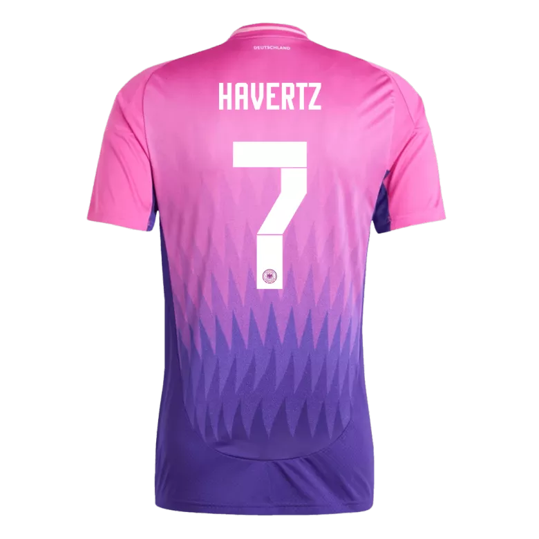 Germany HAVERTZ #7 Away Jersey Euro 2024 Pink & Purple Men's