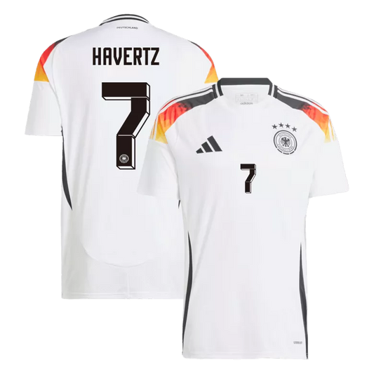 Germany HAVERTZ #7 Home Jersey Euro 2024 White Men's