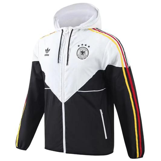 Germany Home Windbreaker Jacket 2024 White Men's