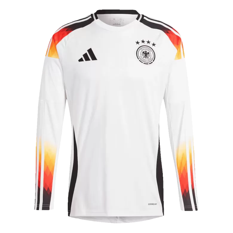 Germany Home Long Sleeve Jersey Euro 2024 White Men's
