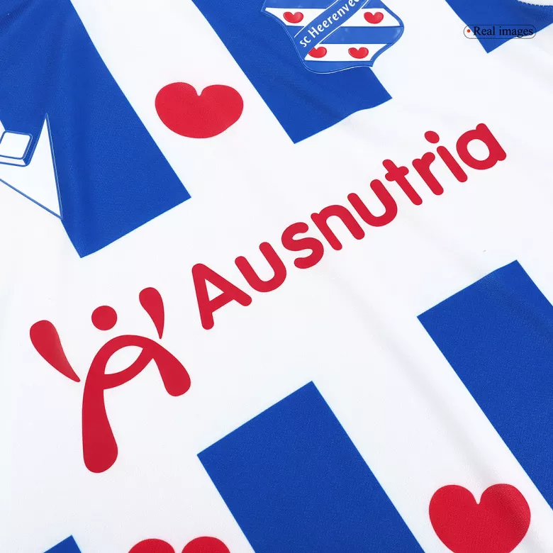 SC Heerenveen Home Jersey 2023/24 Blue & White Men's - The World Jerseys