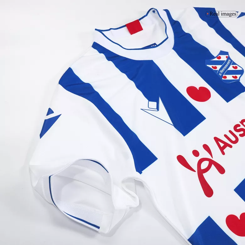 SC Heerenveen Home Jersey 2023/24 Blue & White Men's - The World Jerseys