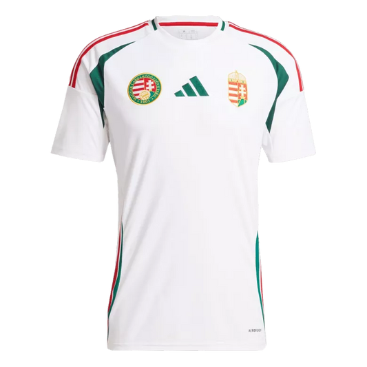 Hungary Away Jersey Euro 2024 White Men's