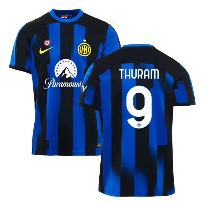 Inter Milan THURAM #9 Home Jersey 2023/24 Blue Men's - The World Jerseys