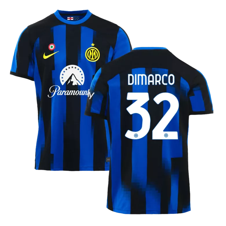Inter Milan DIMARCO #32 Home Jersey 2023/24 Blue Men's - The World Jerseys