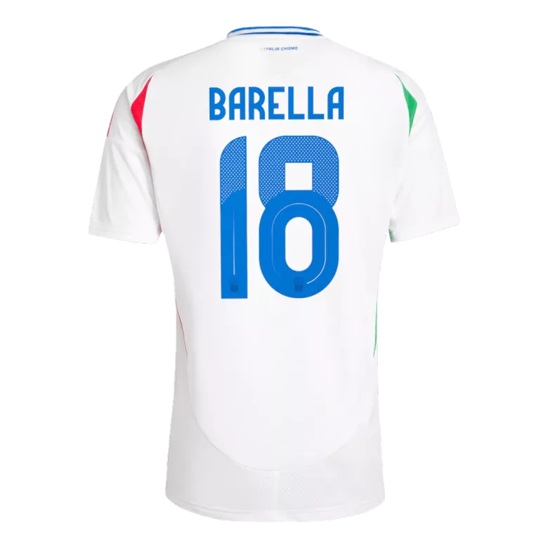 Italy BARELLA #18 Away Jersey Euro 2024 White Men's