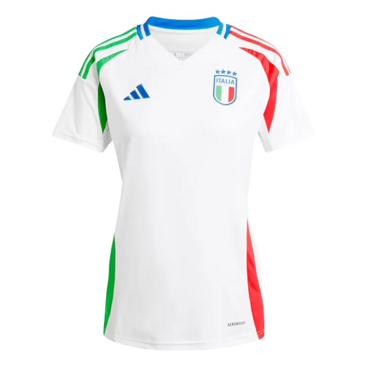 Italy Away Jersey Euro 2024 White Women's