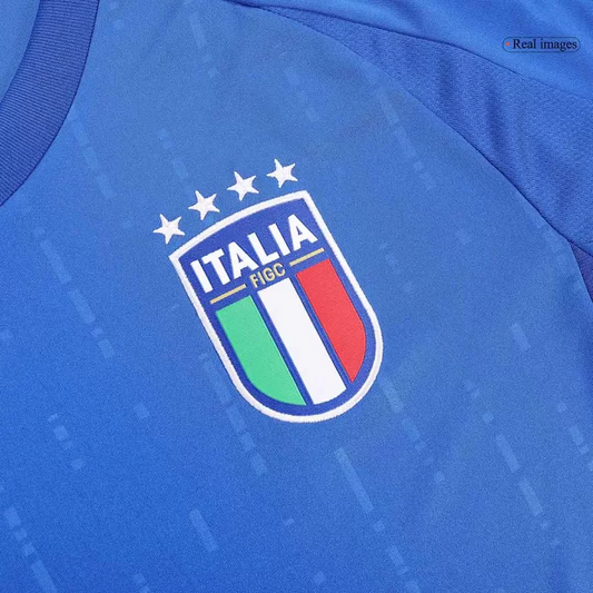 Italy Home Jersey Euro 2024 Blue Men's