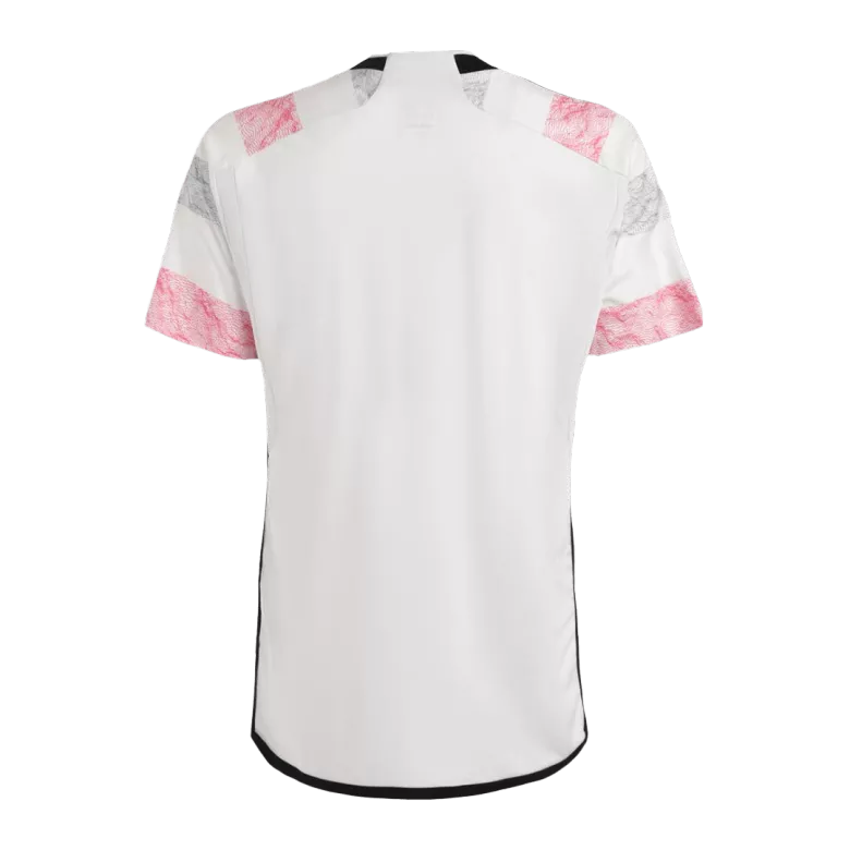 Juventus VLAHOVIĆ #9 Away Jersey 2023/24 White & Pink Men's - The World Jerseys