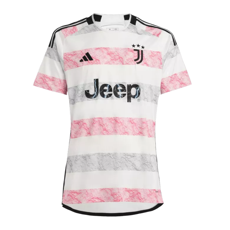 Juventus Away Jersey 2023/24 White & Pink Men's - The World Jerseys