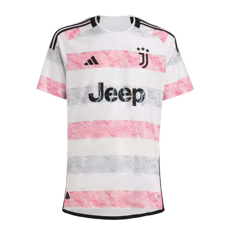 Juventus Away Jersey Player's Version 2023/24 White & Pink Men's - The World Jerseys