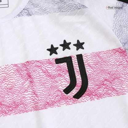 Juventus Away Jersey Player's Version 2023/24 White & Pink Men's