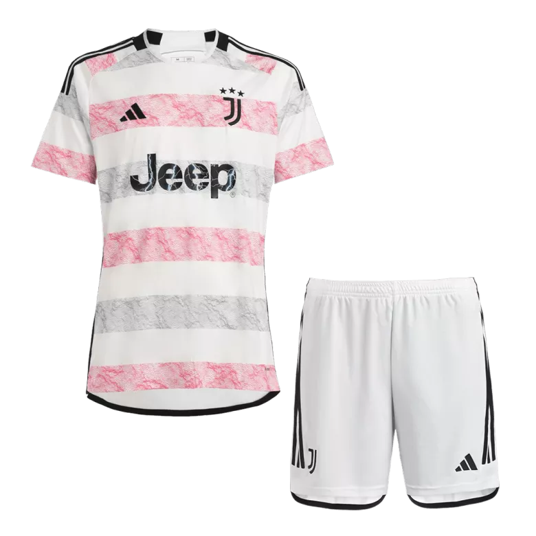 Juventus Away Kit 2023/24 White & Pink Men's - The World Jerseys