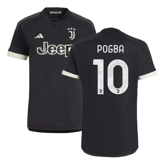 Juventus POGBA #10 Third Jersey 2023/24 Black Men's