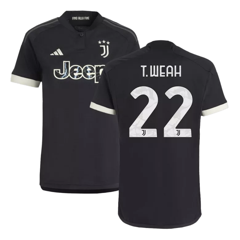 Juventus T.WEAH #22 Third Jersey 2023/24 Black Men's - The World Jerseys