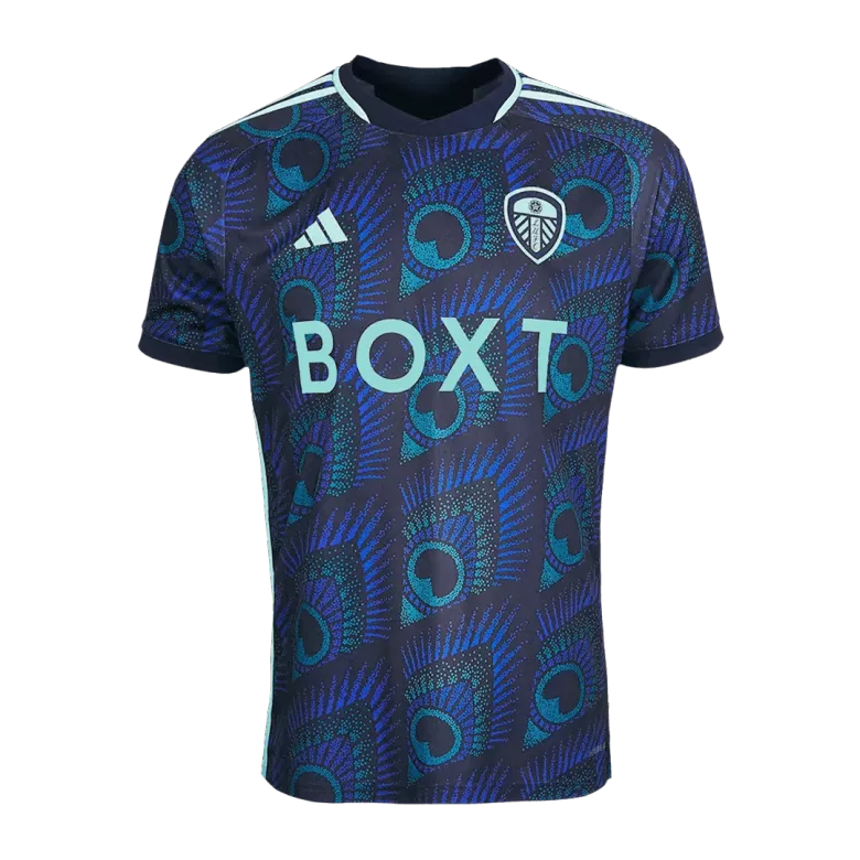 Leeds United Away "Peacock" Jersey 2023/24 Navy Blue Men's - The World Jerseys