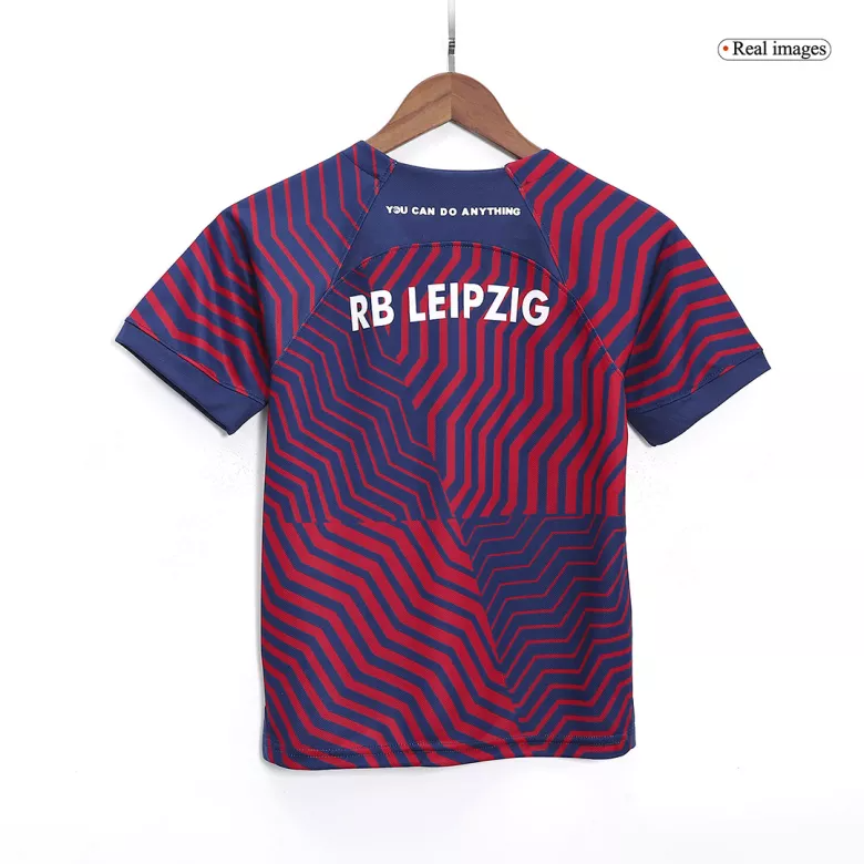 RB Leipzig Away Kit 2023/24 Blue & Red Kids - The World Jerseys