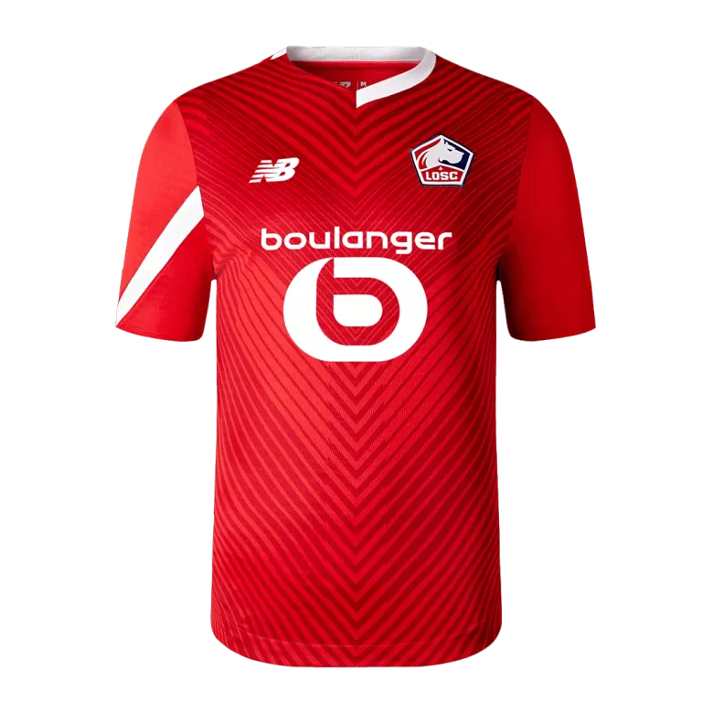 Lille OSC Home Jersey 2023/24 Red Men's - The World Jerseys
