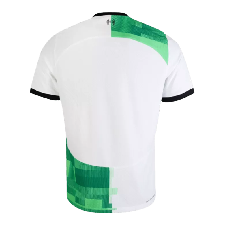 Liverpool M.SALAH #11 Away Jersey Player's Version 2023/24 White & Green Men's - The World Jerseys