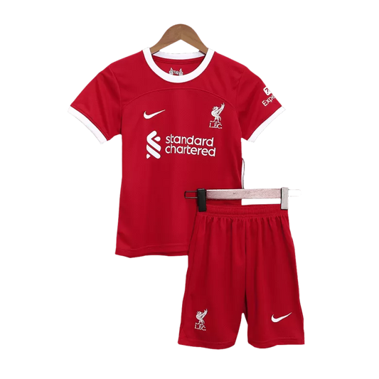 Liverpool Home Kit 2023/24 Red Kids - The World Jerseys