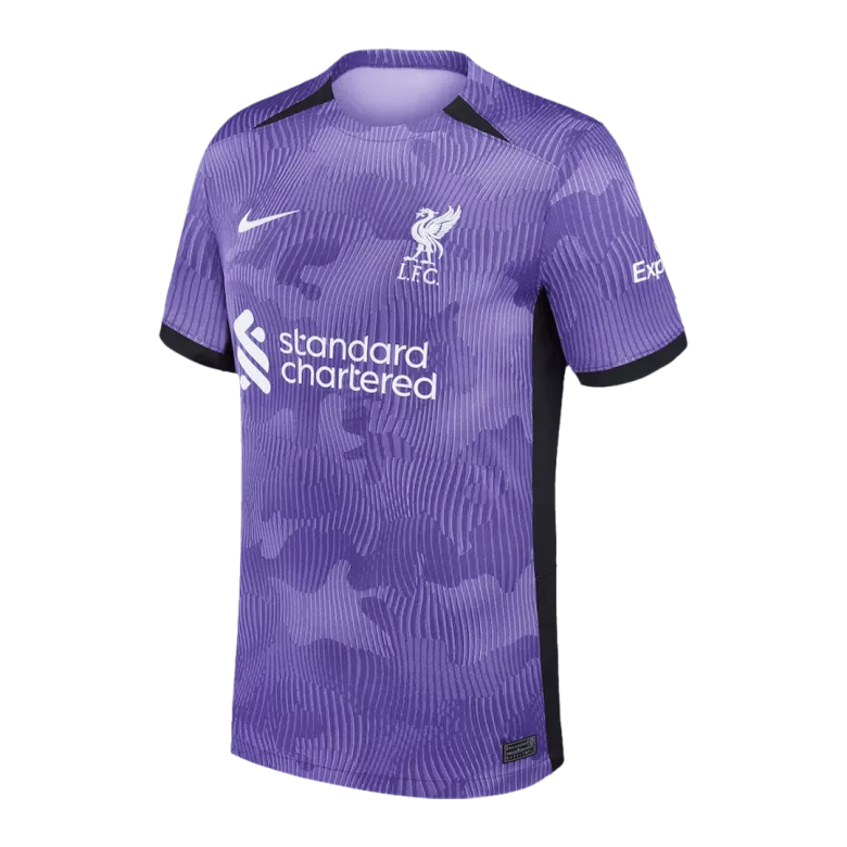Liverpool VIRGIL #4 Third Jersey 2023/24 Purple Men's - The World Jerseys