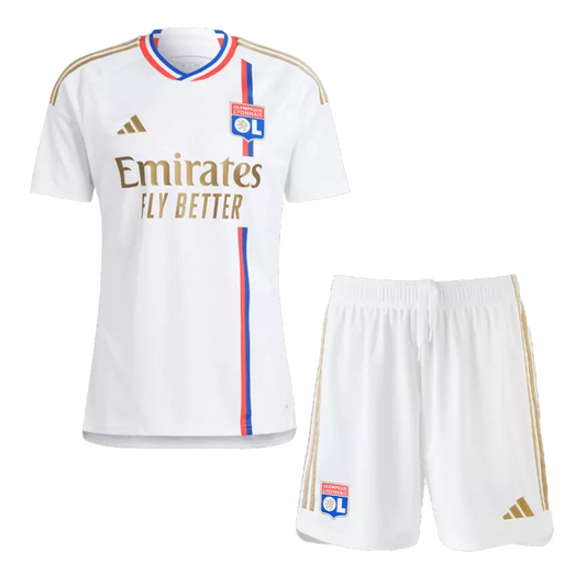 Olympique Lyonnais Home Kit 2023/24 White Men's