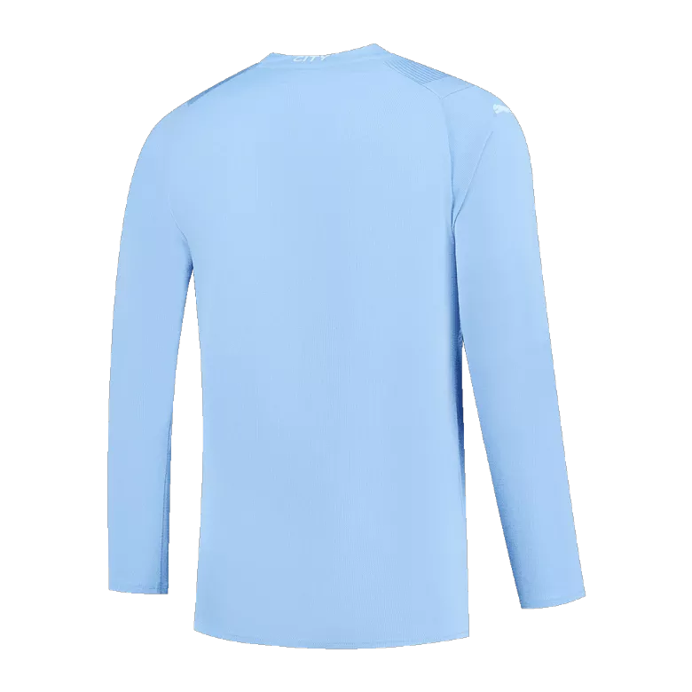 Manchester City Home Long Sleeve Jersey 2023/24 Blue Men's - The World Jerseys