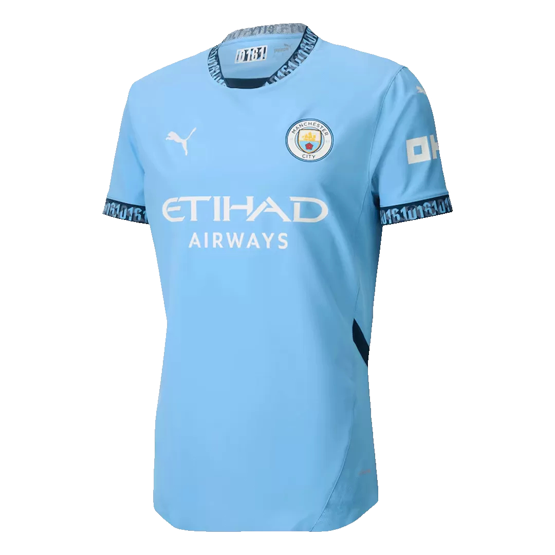 Manchester City Home Jersey Player's Version 2024/25 Light Blue Men's