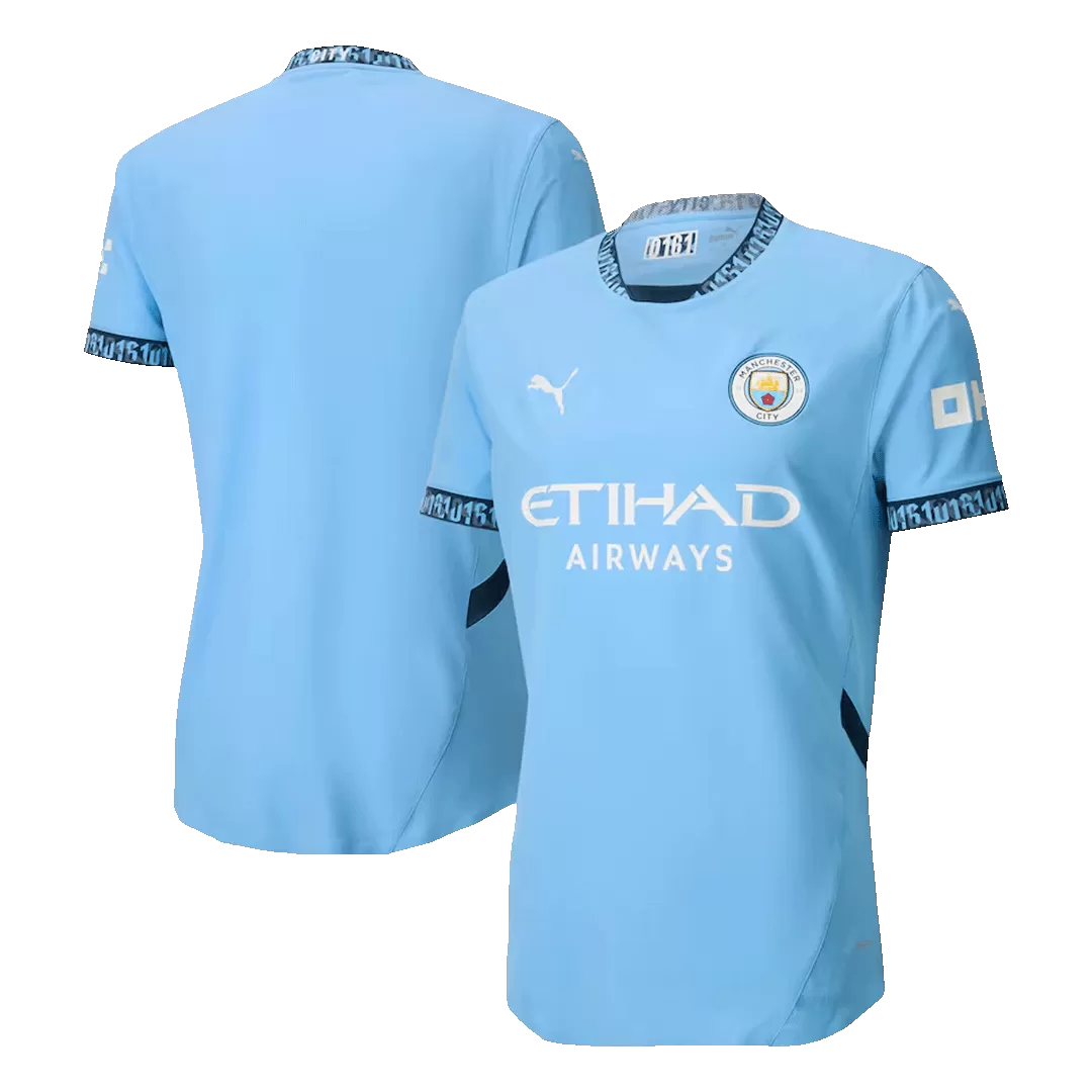 Manchester City Home Jersey Player's Version 2024/25 Light Blue Men's