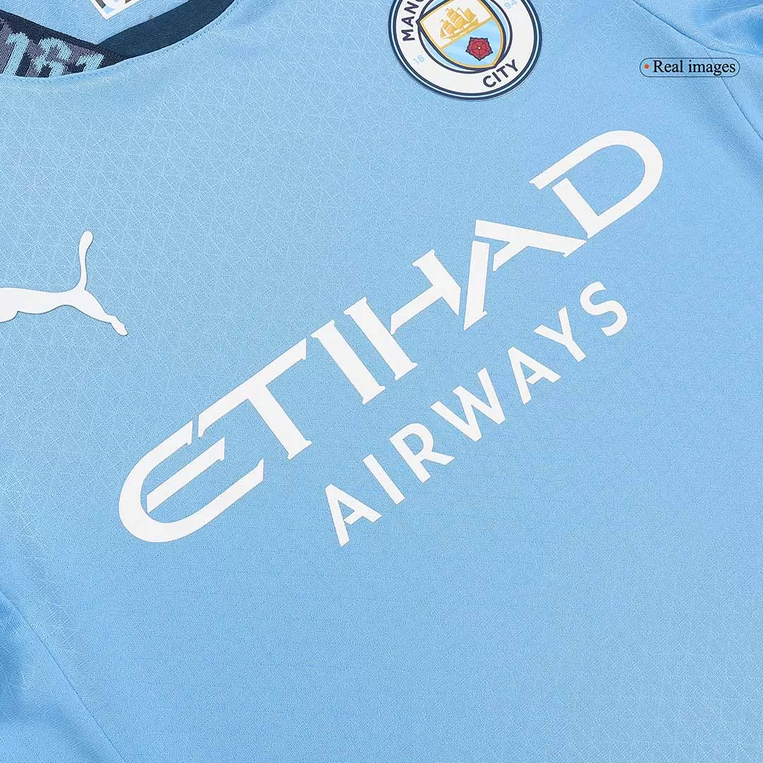 Manchester City Home Jersey Player's Version 2024/25 Light Blue Men's